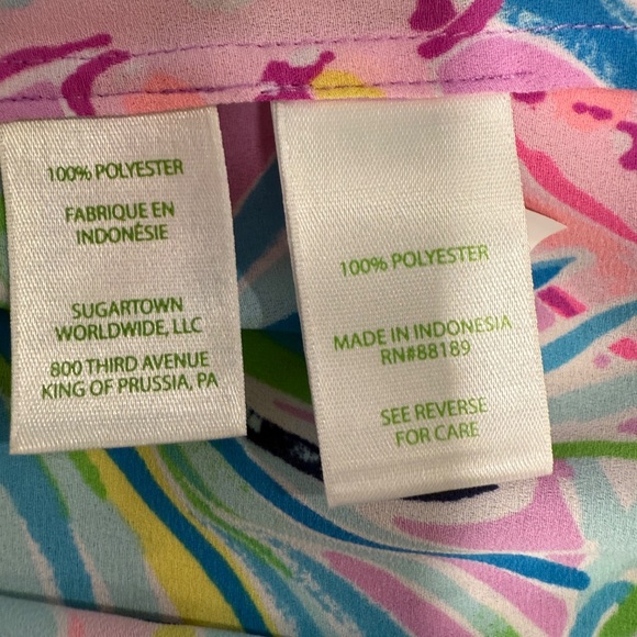 Lilly Pulitzer EUC  Pamela top, Size Medium - Picture 4 of 9